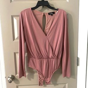 Lulu’s Pink Bodysuit NWOT